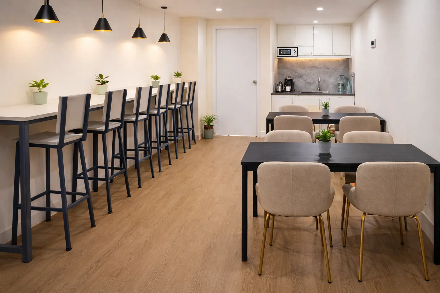 Modern pantry area